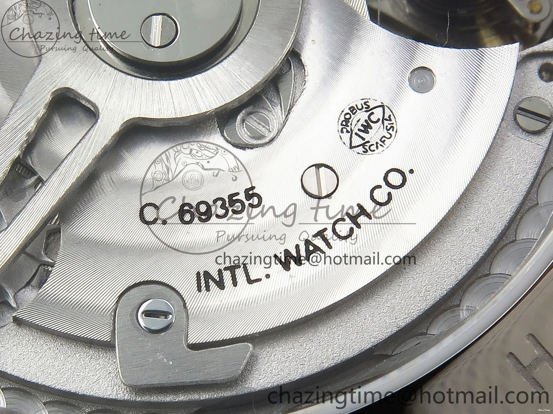 MIROTIME 0111 Reliable Portuguese Chrono IW3716 Z+F 1:1 Best Edition Red Dial on Red Rubber Strap A 7015